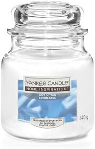 Yankee Home Inspiration Soft Cotton Jar Candle 340 g