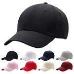 Interstellar Fire Baseball Cap for Men Women - 100% Cotton Adjustable Plain Hat - Unisex One Size Sun Hat for Youth Boys Ponytail Ladies - Sports Trucker Hats (Black)