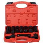 10Pcs Oxygen Sensor Socket Set Sensor Oil Pressure Sending Unit Removal Kit