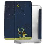 DuraSafe Cases for iPad 9.7 5th 6th Gen Air 1st 2nd Generation [iPad 5 6 Air 1 2] A1893 A1822 A1566 MH2V2HN/A Shock Proof Magnetic Dual Angle Stand with Honeycomb Pattern Printed Cover - Night Sky