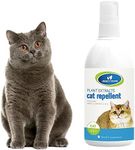 Cat Deterrents Spray - Scratch Deterrents Spray Pet Training Spray - 150ml Cat Repellents Spray for Cat and Kitten, Protect Furniture, Plants, Curtains, Rugs Helves