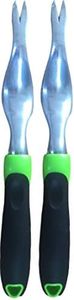 Garden Guru Hand Weeder Tool with Ergonomic Handle - Weed Puller for Planting, Weeding, Flower and Vegetable Care in Lawn Garden Yard | Rust Resistant (2 Pack)