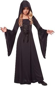 California Costumes Hooded Robe Costume, One Color, 10-12