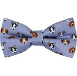 OCIA Mens Cotton Fun Pattern Bow Tie for Wedding Party Boys Kids Pre-tied Bowties (Dogs Faces)