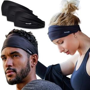 Sweatband for Men and Women - Unisex Headband That Wicks Moisture and Eliminates Excess Sweat - Running, Sports, Football, Triathlons, Construction, Yoga, Gym