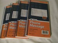 Spiral Bound Phone Message Books