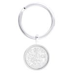 Generic 60th Birthday Coin Keyring - Lucky Sixpence coin for Mum, Dad, Brother, Sister, Auntie, Uncle or Grandparents