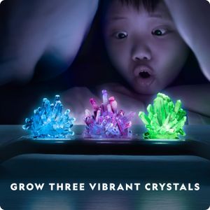 National Geographic Crystal Growing Kit – Science Experiment Set for Kids