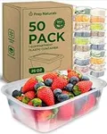 PrepNaturals Containers- 50 Pack of