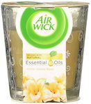 Airwick Essential Oils Candle White Vanilla Bean 105g