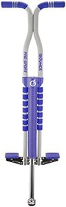 New Bounce Soft Easy Grip Pro Sport Pogo Stick for Ages 9 and up (Blue & Grey)