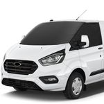 CICMOD Windscreen Cover Waterproof Front Window Sunshade Screen Wrap Snow Cover for Ford Transit Custom Van - Black