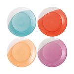 Royal Doulton Side Plates - 1815 Bright Collection - Porcelain Plate Set of 4 - Large Plates Ideal for Breakfast, Lunch & Dinner - Better Heat Retention, 23cm Each, Brights