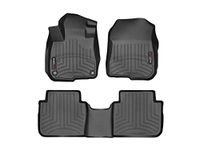 WeatherTech Custom Fit FloorLiner for Honda CR-V 1st & 2nd Row 441110-1-2 (Black)