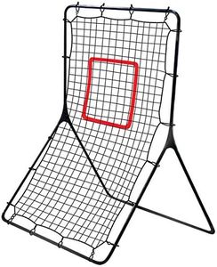 CHAMPRO 3-Way Baseball/Softball Rebound Screen for Training and Practice, 52" x 36",Black