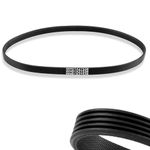 Upgraded WH01X27538 Washer Drive Belt Compatible with GE, Hotpoint Washing Machine Belt Replacement w/Instruction