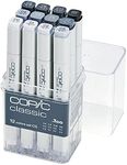 Copic Markers 12-Piece Cool Gray Se