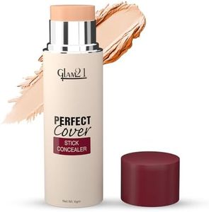 Glam21 Perfect cover stick concealer| Waterproof Concealer With Full Coverage |Easily Blendable Concealer | CreamyTexture | Matte Finish | Weightless and breathable Formula | Long Lasting| Sand Glow | 6gm