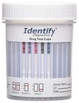 25 Pack Identify Diagnostics 5 Panel Drug Test Cup - Testing Instantly for 5 Different Drugs THC, OXY, MOP, BZO, COC ID-CP5 (25)