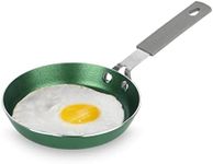 Granitestone Emerald Mini Nonstick Egg & Omelet Pan – 5.5” Single Serve Frying Pan/Skillet, Diamond Infused, Multipurpose Pan Designed for Eggs, Omelets, Pancakes, Rubber Handle, Dishwasher Safe