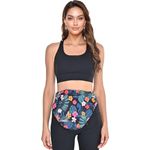 WearWan Colostomy Bag Covers for Men and Women, Stylish Ostomy Belt to Hold Colostomy Bags, Ostomy Belts for Men Abdomen, Hibiscus (M)