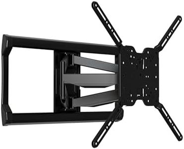 SANUS Extra Large TV Wall Mount Swivel & Tilt - Premium Universal Design fits TVs 37"-90" up to 150 lbs - Fingertip Swivel and Tilt - Smooth Articulating Motion - Easy 20 Minute Install- OLF24