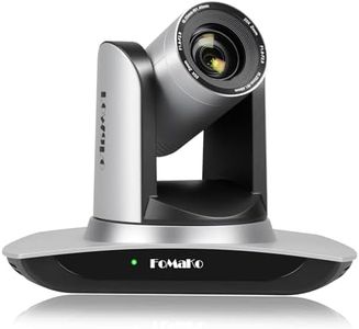 FoMaKo HDMI PTZ Camera 20x Optical Zoom AI Auto Tracking 1080p 60fps, with HDMI/USB3.0/LAN(PoE), for Church Service, Video Conference, Education YouTube OBS vMix Live Streaming, FMK12UH Pro