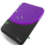 Airllantry Purple Gel Seat Cushion, Gel Seat Cushion for Long Sitting– Back Pain, Sciatica, Tailbone Pain Relief Pad, Seat Cushion for Office Chair, Wheelchair Cushion, Car Cushion, Long Trips