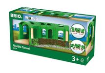 BRIO World Flexible Tunnel - Wooden Railway Train Set Accessories for Kids Age 3 Years Up