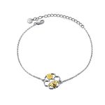 LUHE Anchor/Bee/Moon and Star Bracelet Sterling Silver Anchor Bracelet Sailor Bracelet Nautical Jewelry Anchor Jewelry for Women Gifts for Best Friend, Silver, anchor