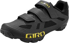 Giro Ranger Mens Mountain Cycling Shoes, Black/Cascade Green, 13