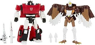 TRANSFORMERS - Generations - War for Cybertron: Kingdom - 5.5inch WFC-K42 Sideswipe and Maximal Skywarp - Battle Across Time Collection - Action Figure; Toys for Kids - F1208 - Ages 8+