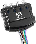 NVX XMICROLOC4 | 600W 4-Channel Speaker Cable to RCA Adjustable Line Output Converter with Remote Turn On Trigger