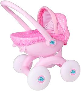 Dream Creations 4-IN-1 My First Pram | Interchangeable Dolls Pram, Pushchair, Carry Cot & Travel Seat | Doll Pushchair & Pram Toy for Boys & Girls | Perfect Role Play for Kids Ages 18 Months+