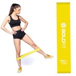 Boldfit Resistance Bands Mini Loop Hip Band Toning Exercise Band for Gym Booty Belt Latex Band Thera Band Theraband for Fitness, Multicolor