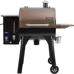 Camp Chef SG 24 WIFI Pellet Grill - Pellet Smoker & Grill for Outdoor Cooking Equipment - Features Ash Cleanout for Easy Cleaning - 811 Sq In Total Rack Surface Area - Bronze