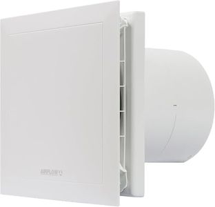 Airflow QT100B Extractor Fan Basic – 100mm/4" Duct - German Made, 2 Speed Operation, Ultra Quiet 25 dB(A), Energy Efficient 5/9W, Upto 25 L/s, QuietMark Certified, 3-Year Warranty