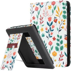 CoBak Case with Stand for Kindle Paperwhite - Durable PU Leather Cover with Auto Sleep Wake, Card Slot, Hand Strap Feature - Fits Kindle Paperwhite 11th Generation 6.8" Signature Edition 2021 Released