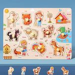 Wooden Jigsaw Puzzles for Kids 2 3 