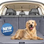 Petboda Dog Car Barrier for SUV Trunk Cargo Area, Foldable & Adjustable Car Divider and Cargo Gate to Keep Dogs in Back (Patent Design)