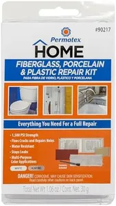 Devcon 002-90217 Fiberglass, Porcelain and Plastic Repair Kit - White/Almond