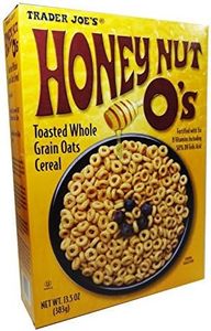 Trader Joe's Honey Nut O's Toasted Whole Grain Oats Cereal, 13.5 oz Box (Pack of 2)