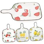 Zerodeko 4pcs Fruit Ceramic Spoon R