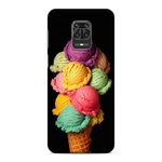 Print Galiara Designer Hard Back Cover for XIAOMI REDMI Note 9 PRO | Icecream Pattern Wallpaper |