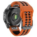 ISABAKE Watch Strap for Fenix 6X / Fenix 7X / Fenix 5X, 26mm QuickFit Silicone Wristband for Garmin Enduro, Tactix Delta, Fenix 3 HR