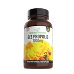 90 Capsules Pure Bee Propolis 1000mg Per Capsule, 100% Suitable for Vegetarians UK Made by Natural Answers