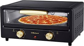 Belaco Multi-Purpose 1200W Mini Oven Pizza Oven All in One 12inch Pizza Maker Toaster Oven Tabletop Cooking Baking Grilling Heating Toasting Portable Oven 1200w incl. Baking Tray, Wire Rack and Handle