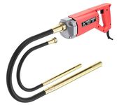 JPT 1050W Heavy Duty Concrete Needle Vibrator, 4000 Vibrations per Minute (with 1.5 m and 3 m Needles)