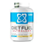 USN Diet Fuel Ultralean Meal Replacement Shake Powder, Vanilla Flavour - 2kg, High Protein Shake Powdered Drink Mix, Low Calorie Diet & Weight Control Powder, 25g Protein