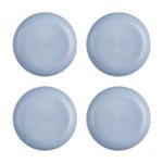 Irida Naturals Unbreakable Wheat Straw Dinner Plates 10 Inch- Set of 4-(Sky Blue) Reusable, Lightweight & Eco-Friendly, Microwave, Freezer & Dishwasher Safe, Cut Resistant & Lead-Free